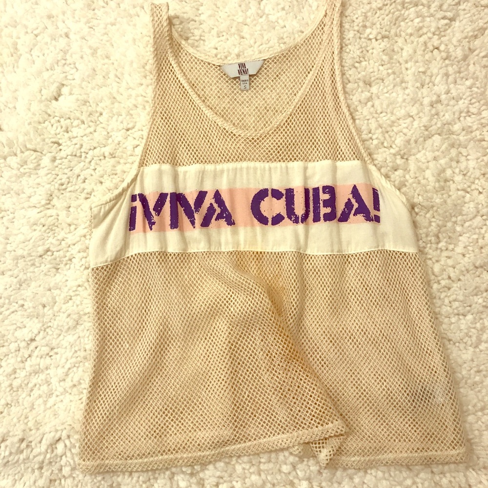VIVA CUBA mesh tank!